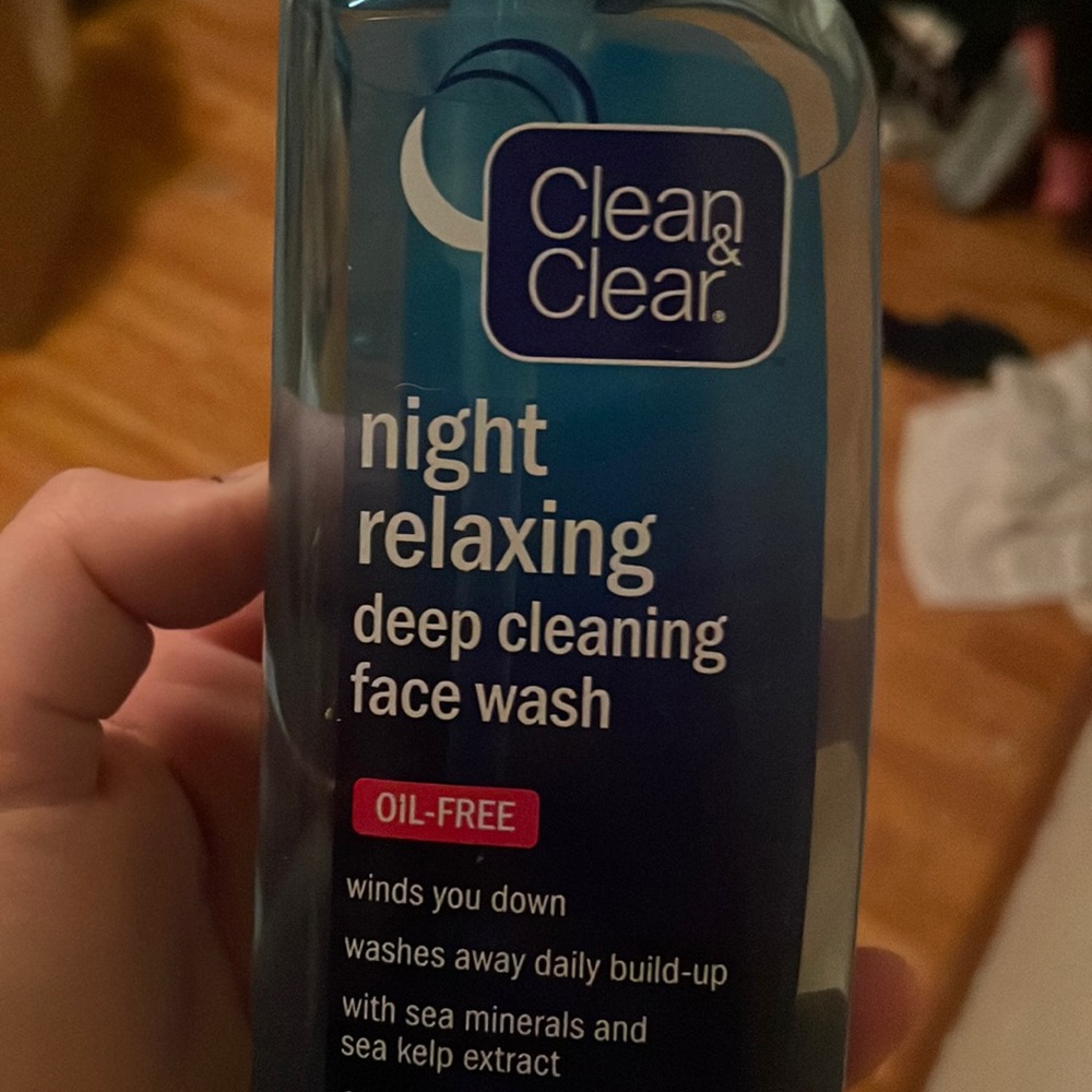 never used night face wash!!
